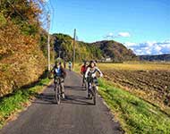 Eco Tours Japan Cycling and Mountaing Bikng Tours in Yamanashi, the Minami Alps, and Mt. Fuji World Heritage 5 lakes Area.