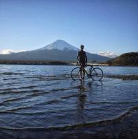 Eco Tours Japan Cycling and MTB tours in Yamanashi Japan and Mt Fuji 5 lakes world heritage area.